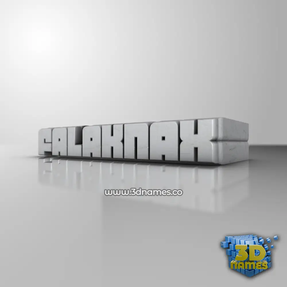falaknax in White Metro style - 3D name wallpaper