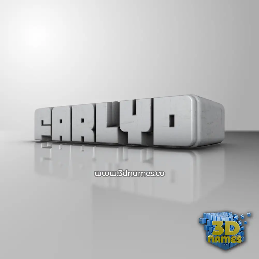 farlyd in White Metro style - 3D name wallpaper