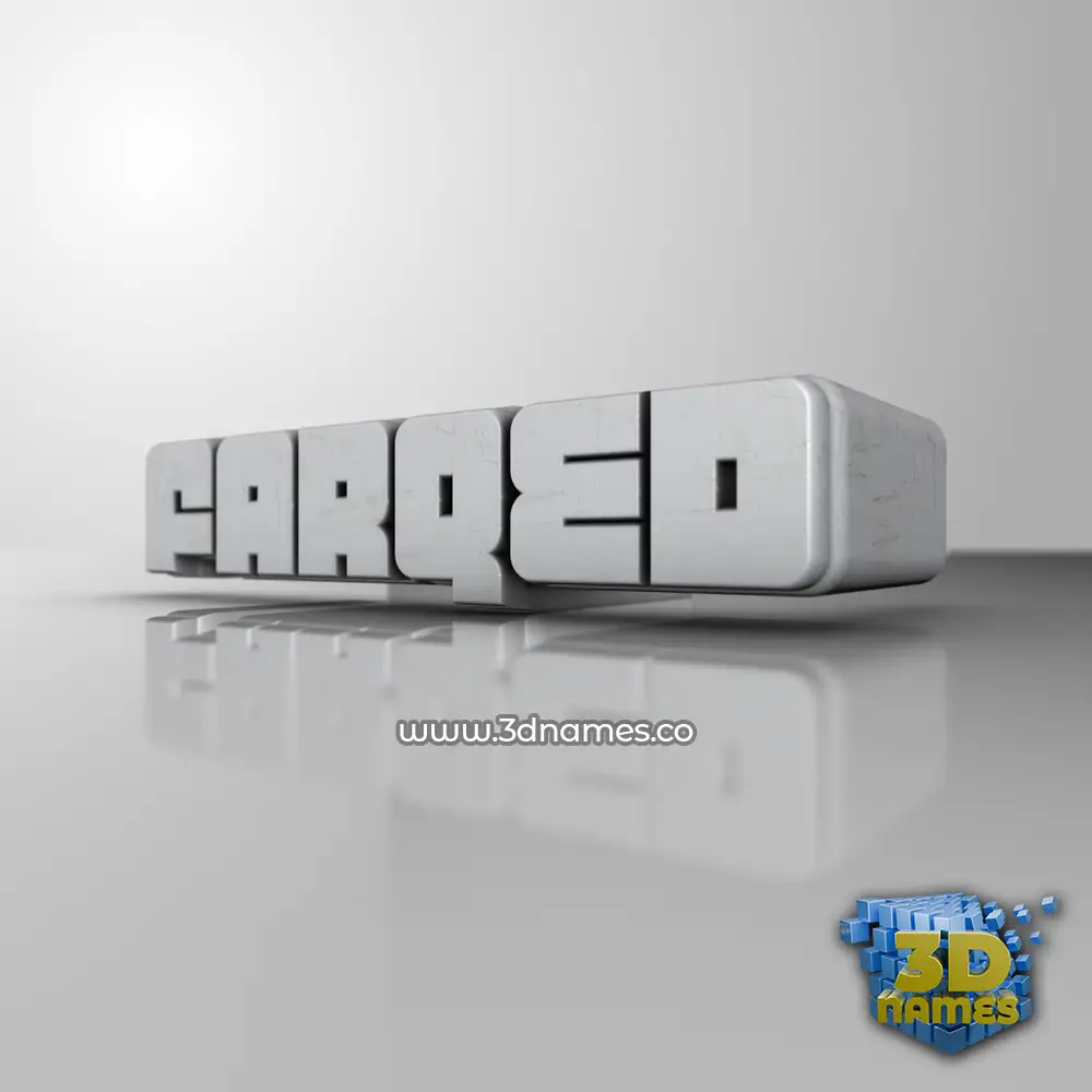 farqed in White Metro style - 3D name wallpaper