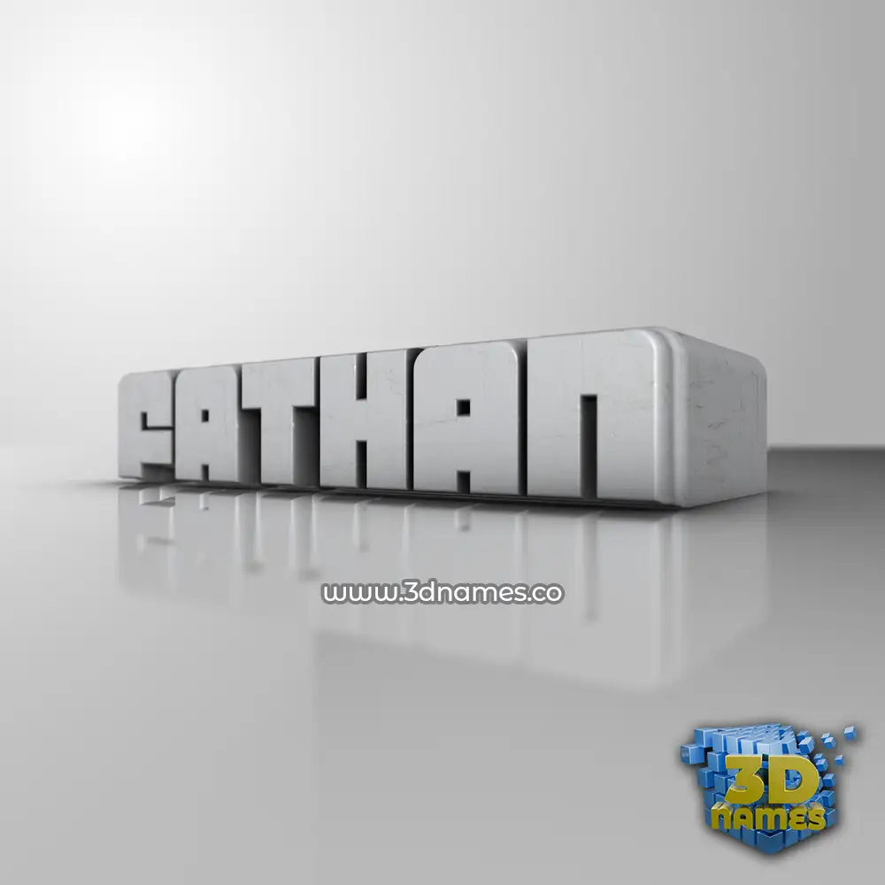 fathan in White Metro style - 3D name wallpaper