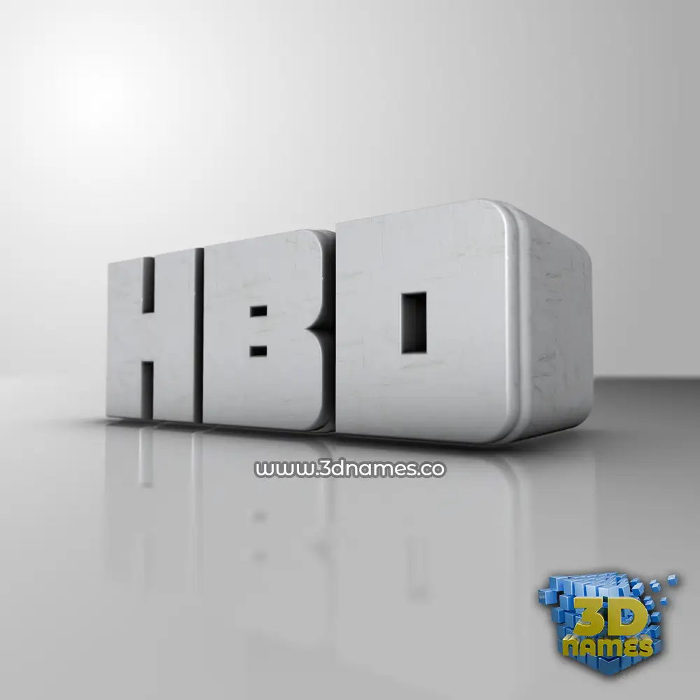 hbd in White Metro style - 3D name wallpaper