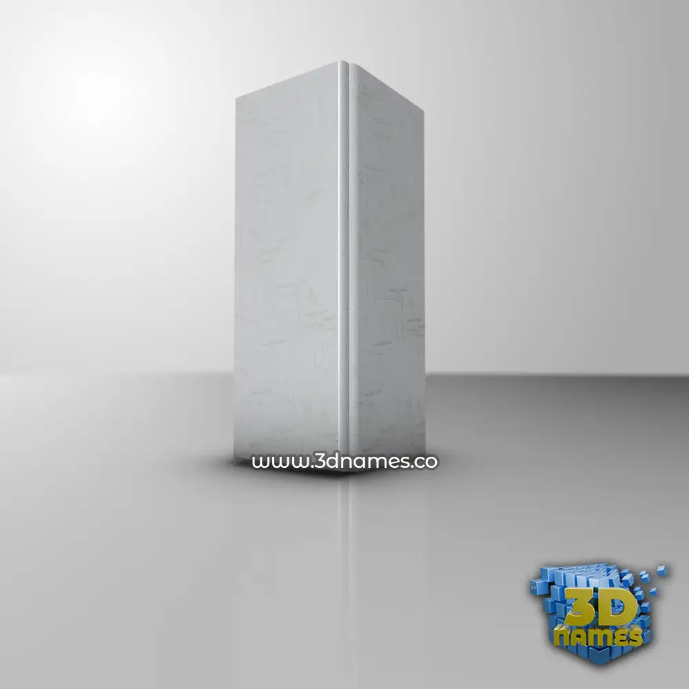 i in White Metro style - 3D name wallpaper