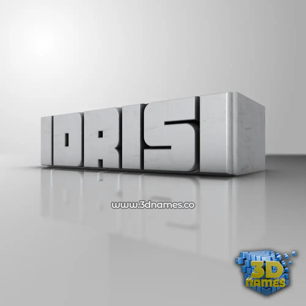idrisi in White Metro style - 3D name wallpaper