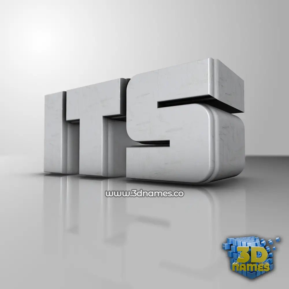 its in White Metro style - 3D name wallpaper