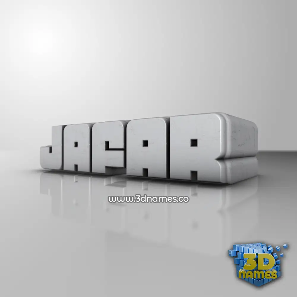 jafar in White Metro style - 3D name wallpaper