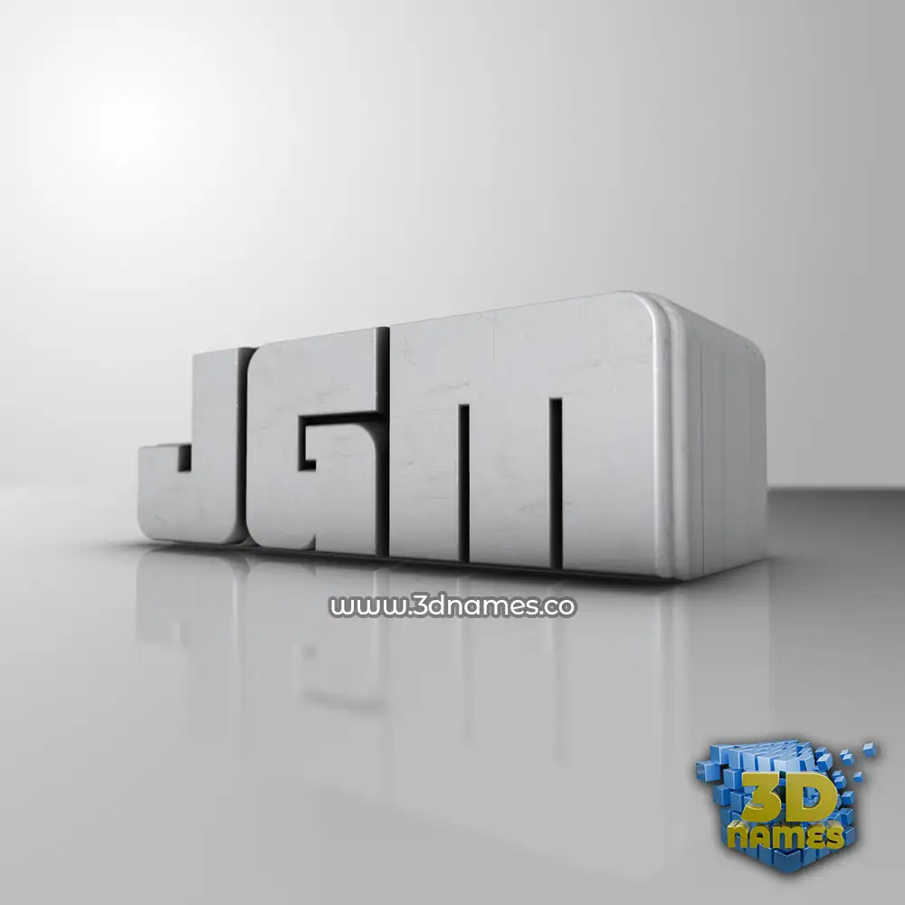 jgm in White Metro style - 3D name wallpaper