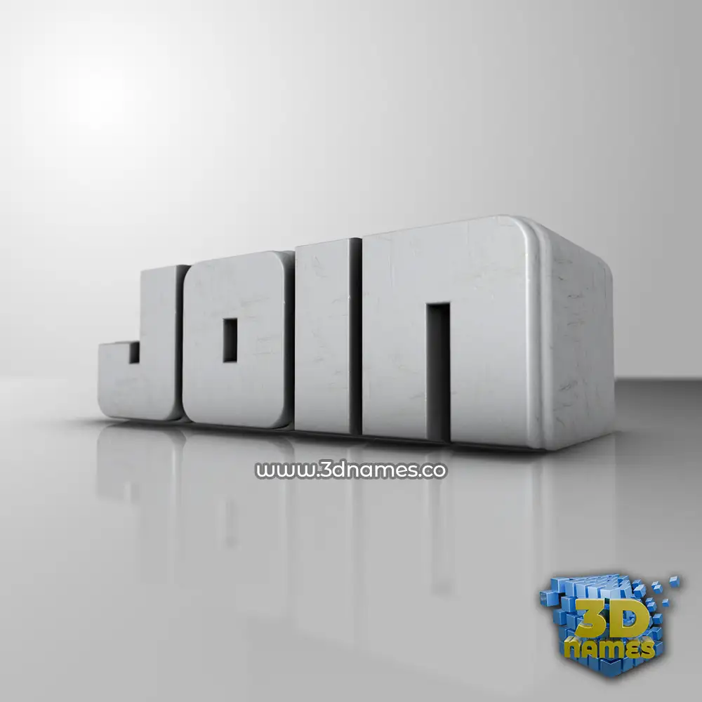 join in White Metro style - 3D name wallpaper