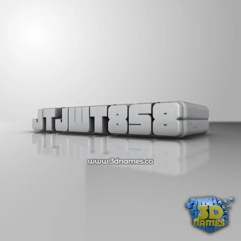 jtjwt858 in White Metro style - 3D name wallpaper
