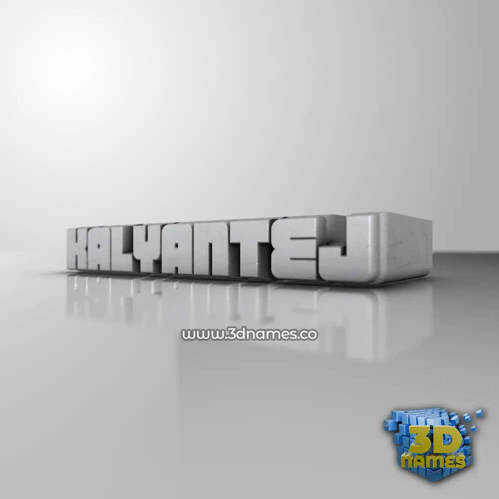 kalyantej in White Metro style - 3D name wallpaper