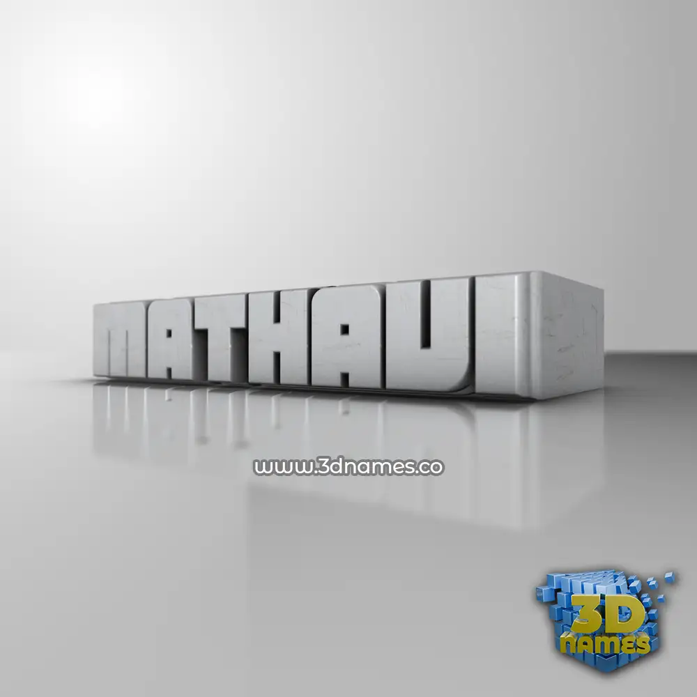 mathavi in White Metro style - 3D name wallpaper