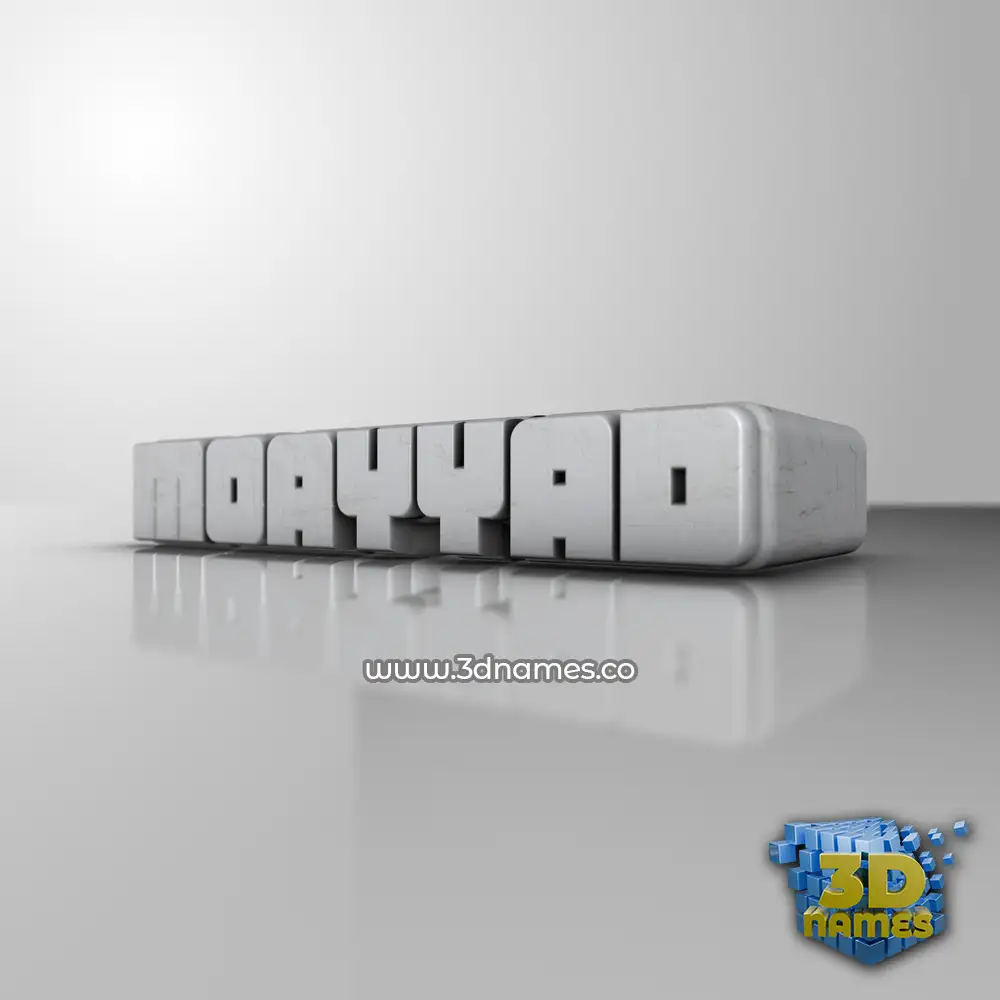 moayyad in White Metro style - 3D name wallpaper