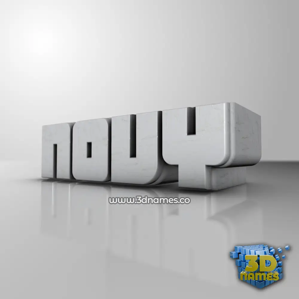 novy in White Metro style - 3D name wallpaper