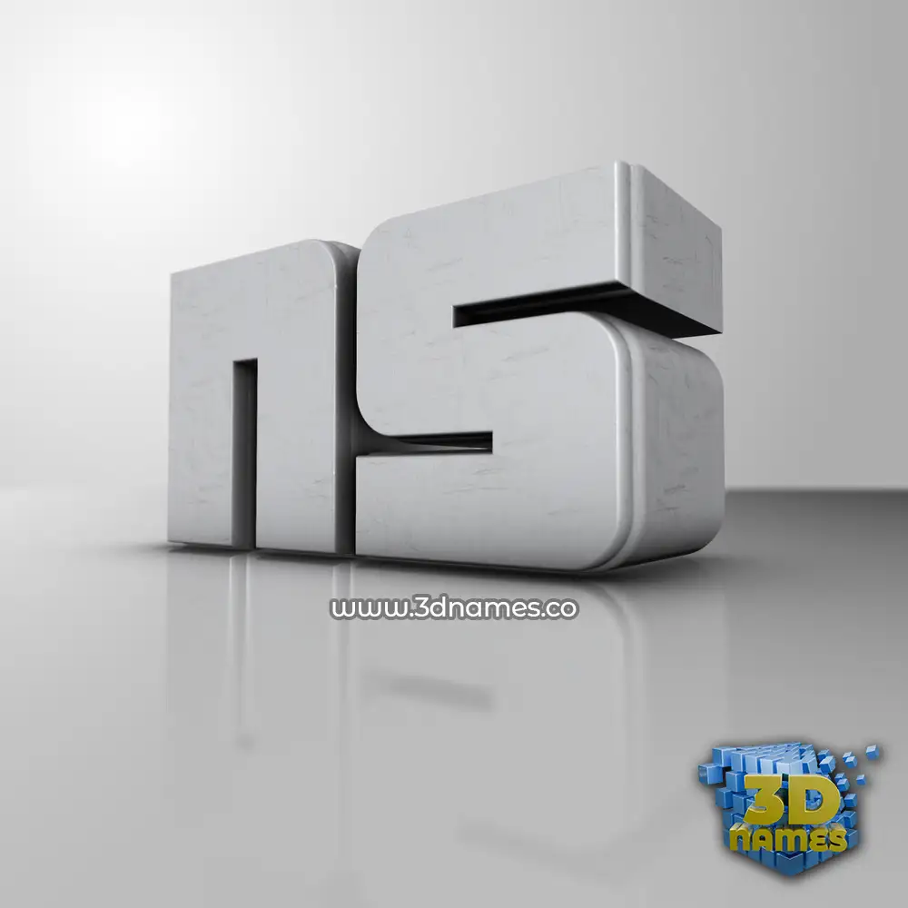 ns in White Metro style - 3D name wallpaper