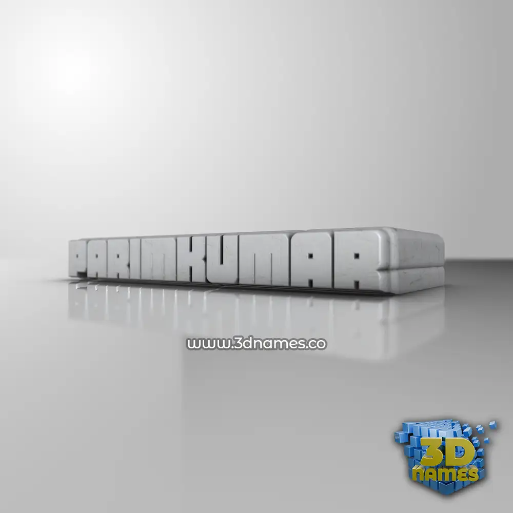 parimkumar in White Metro style - 3D name wallpaper
