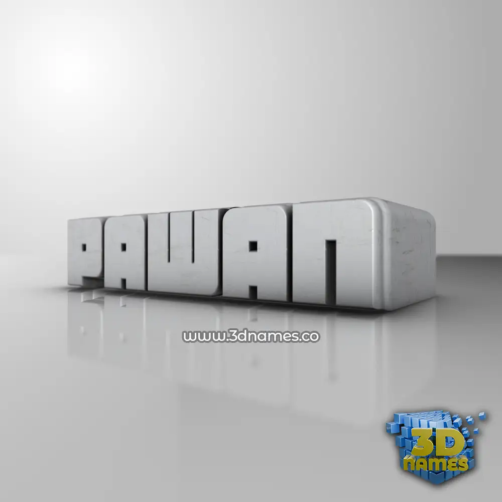 pawan in White Metro style - 3D name wallpaper