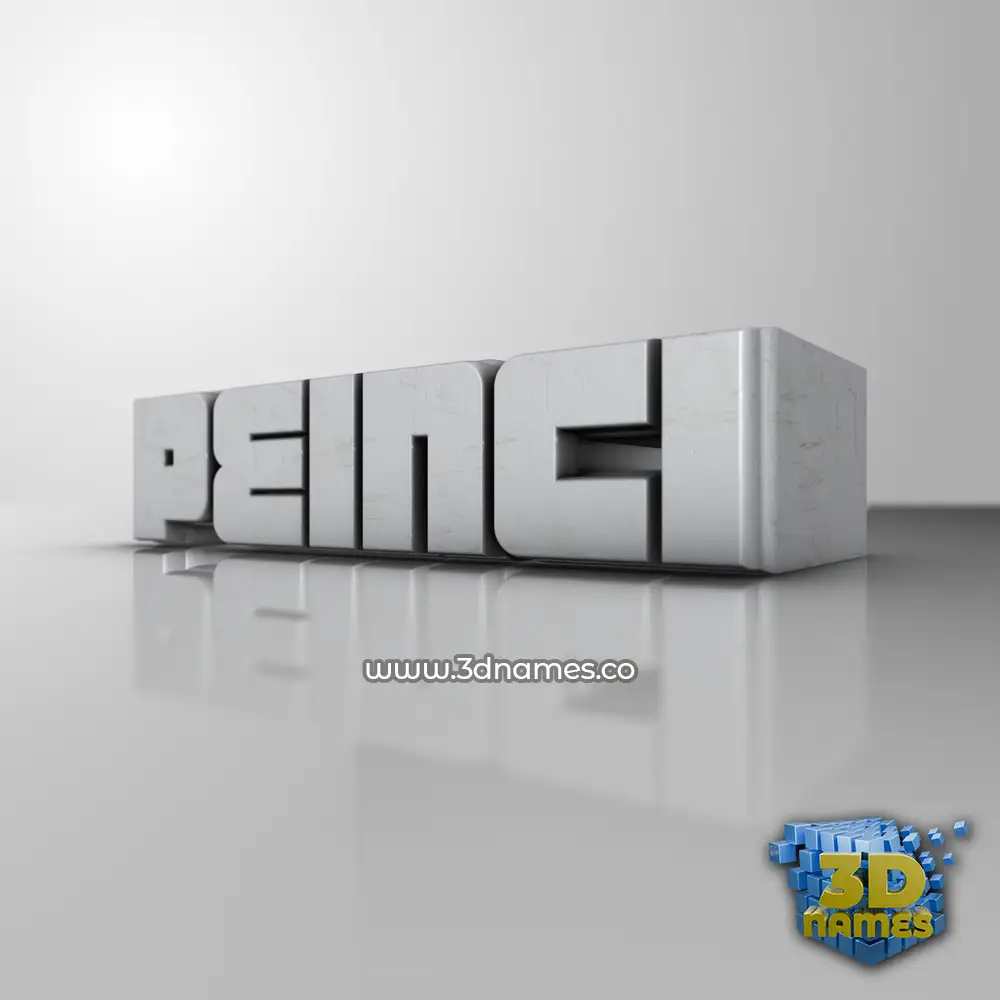 peinci in White Metro style - 3D name wallpaper