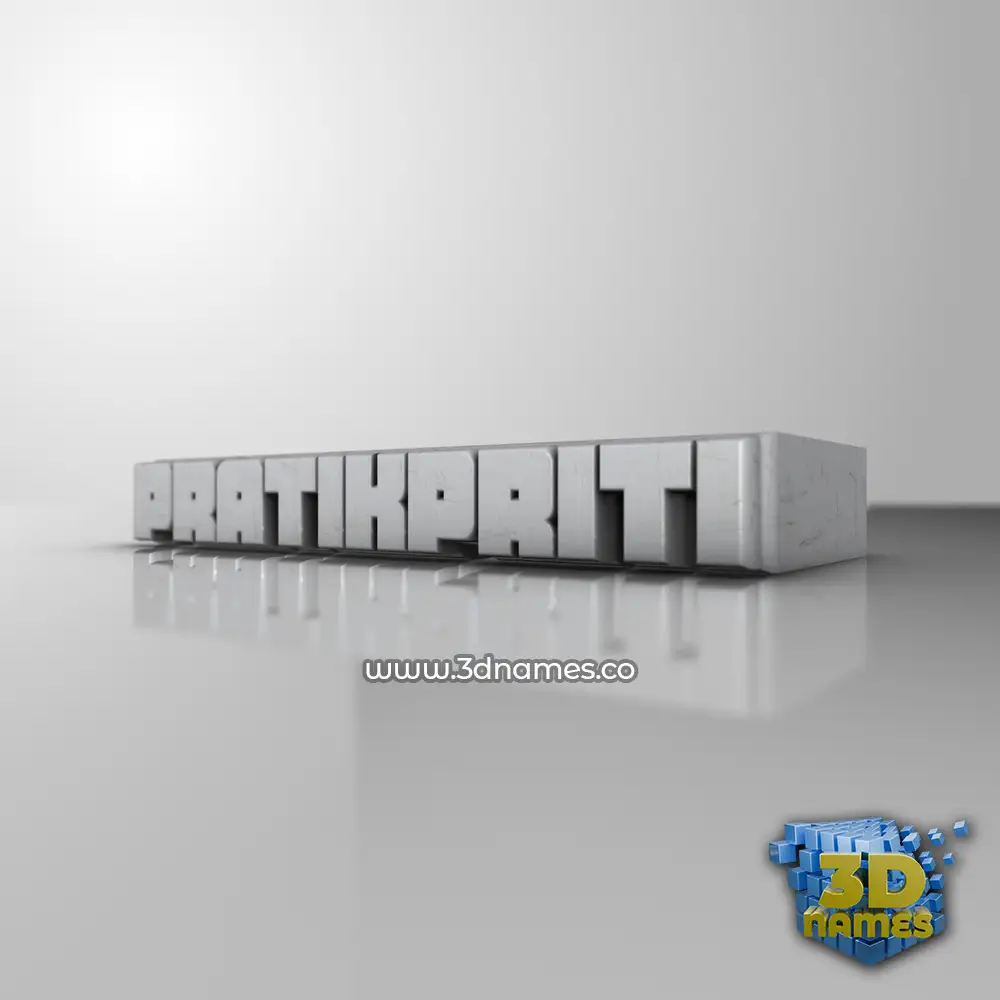 pratikpriti in White Metro style - 3D name wallpaper