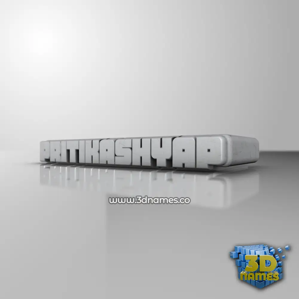 pritikashyap in White Metro style - 3D name wallpaper