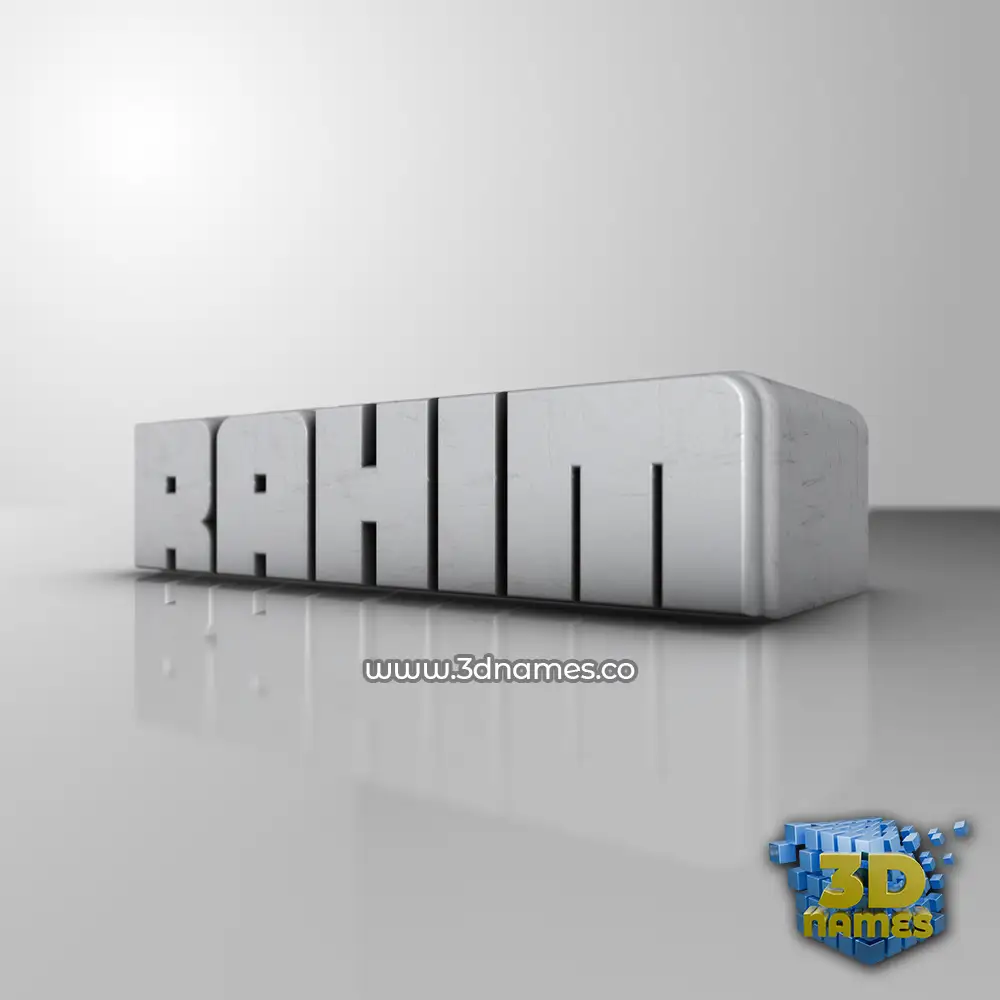 rahim in White Metro style - 3D name wallpaper