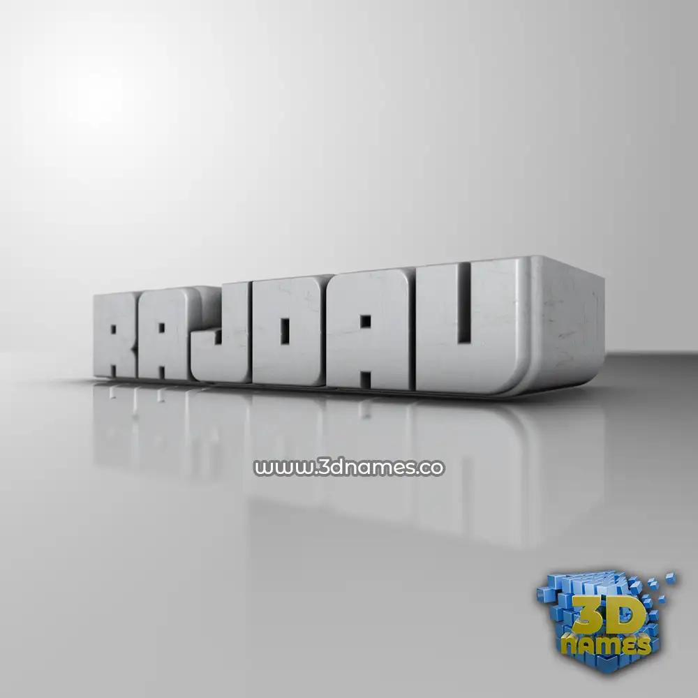 rajdav in White Metro style - 3D name wallpaper