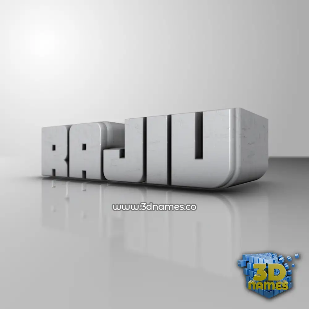 rajiv in White Metro style - 3D name wallpaper