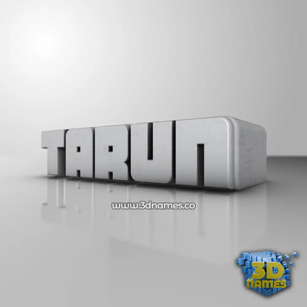 tarun in White Metro style - 3D name wallpaper