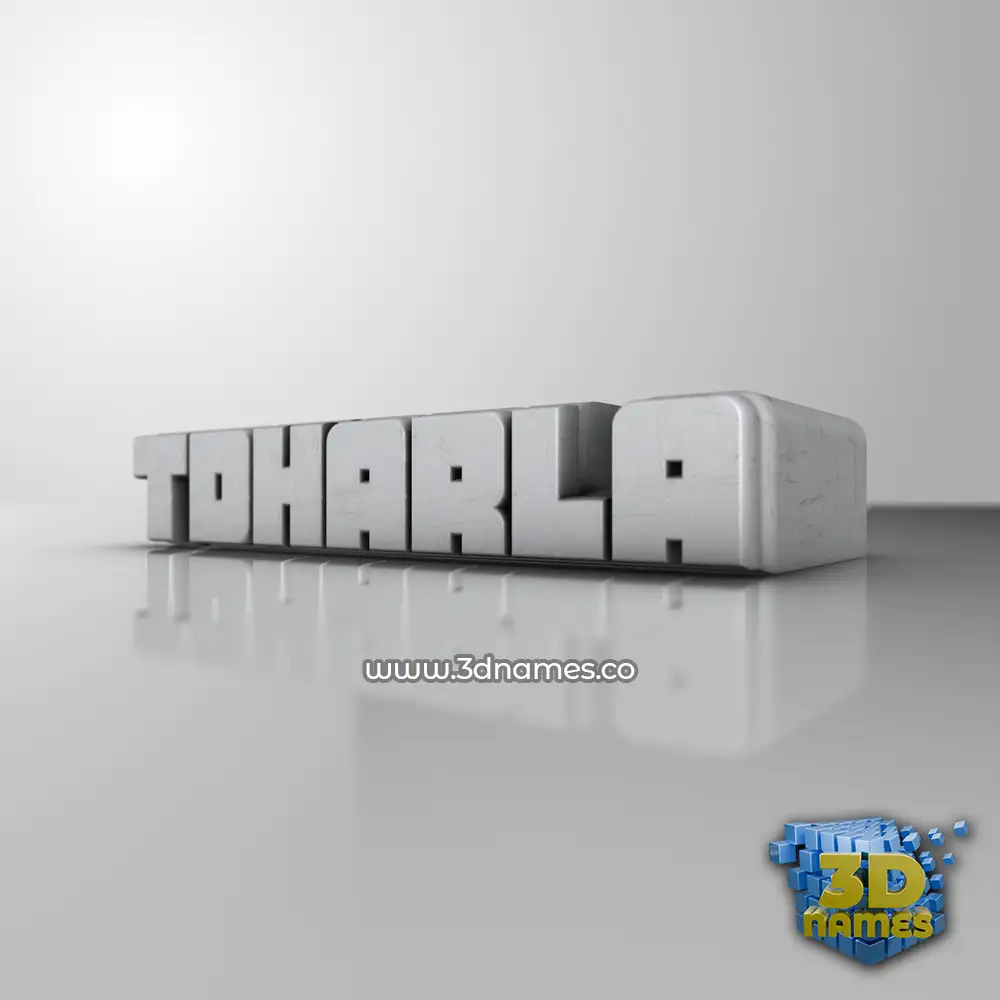 tdharla in White Metro style - 3D name wallpaper