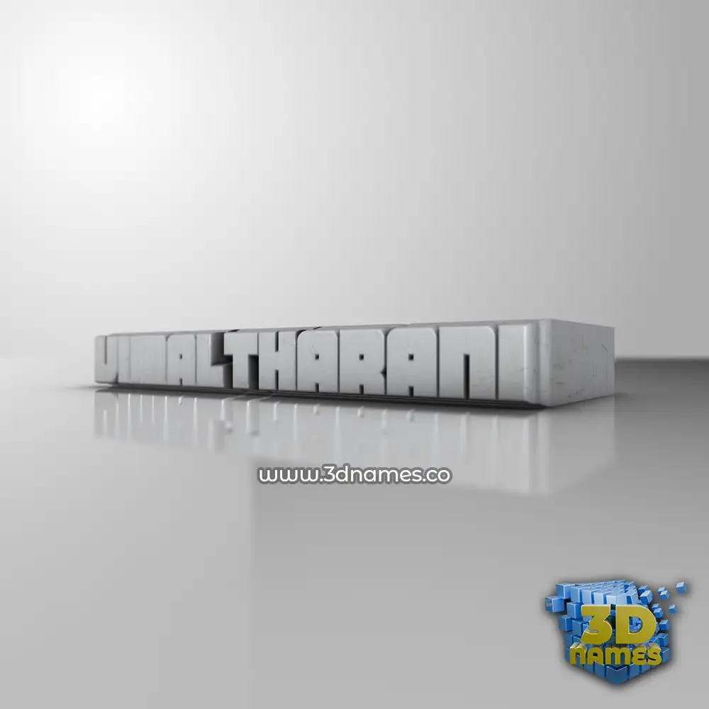 vimaltharani in White Metro style - 3D name wallpaper
