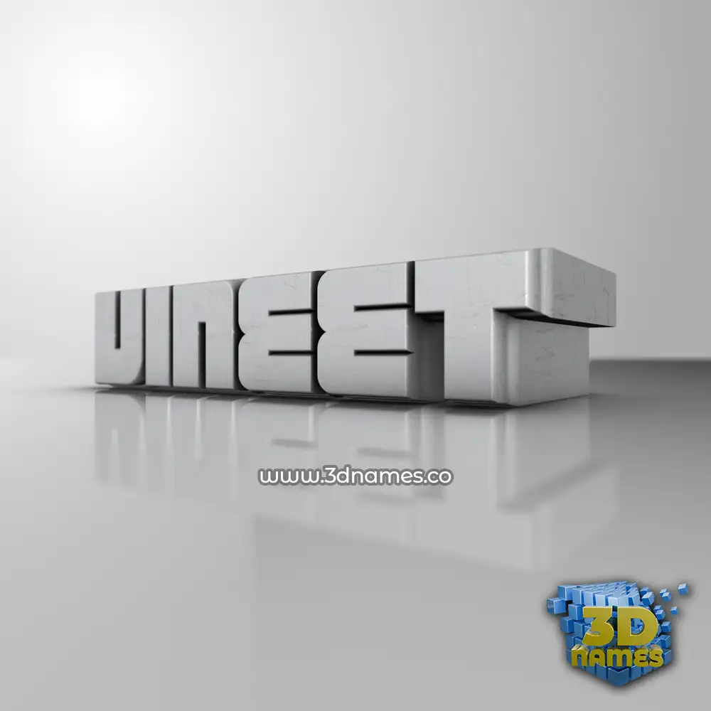 vineet in White Metro style - 3D name wallpaper