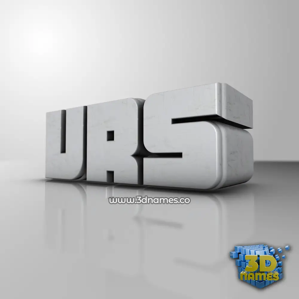 vrs in White Metro style - 3D name wallpaper