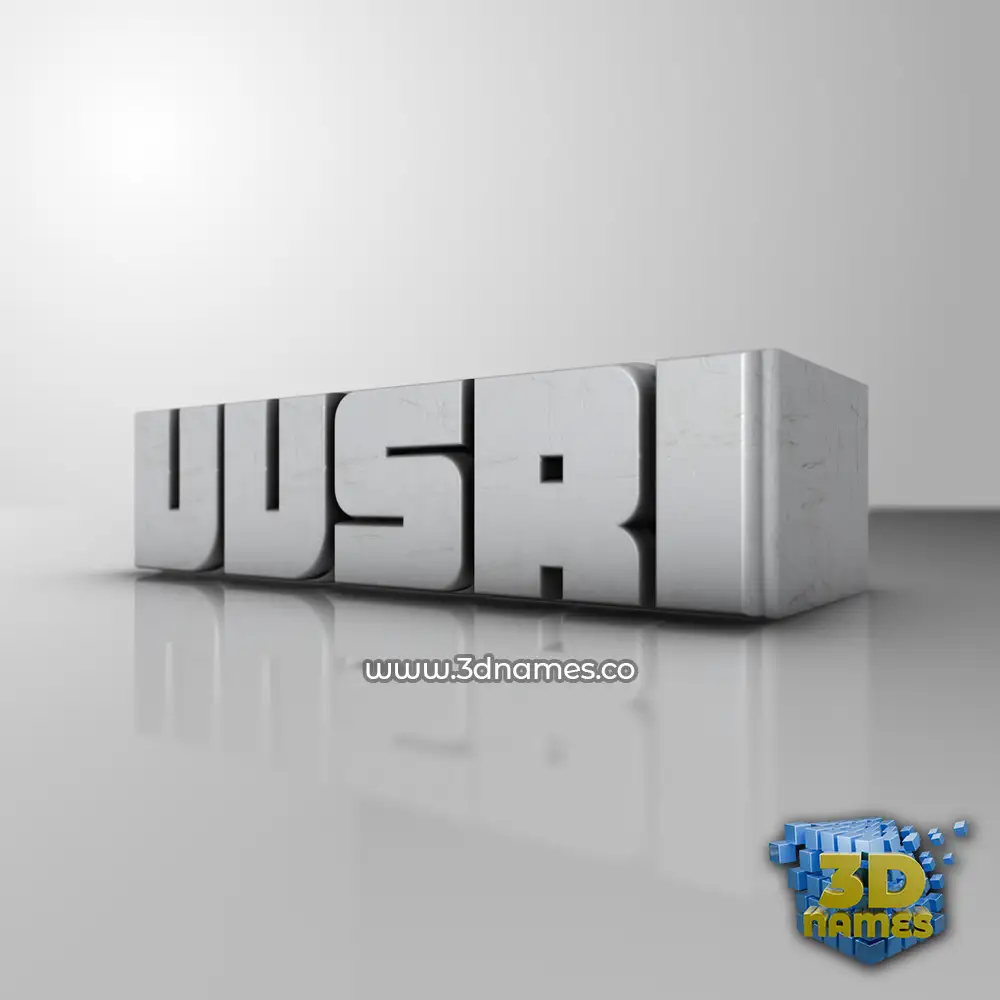 vvsri in White Metro style - 3D name wallpaper
