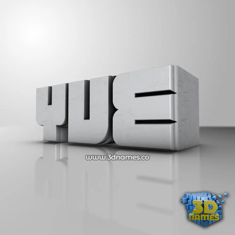 yve in White Metro style - 3D name wallpaper