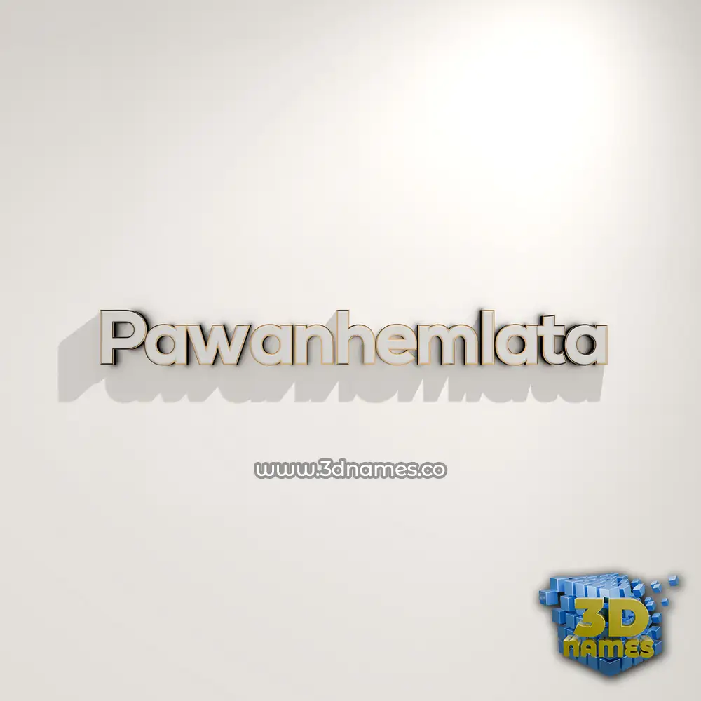 pawanhemlata in White Logo Warm style - 3D name wallpaper