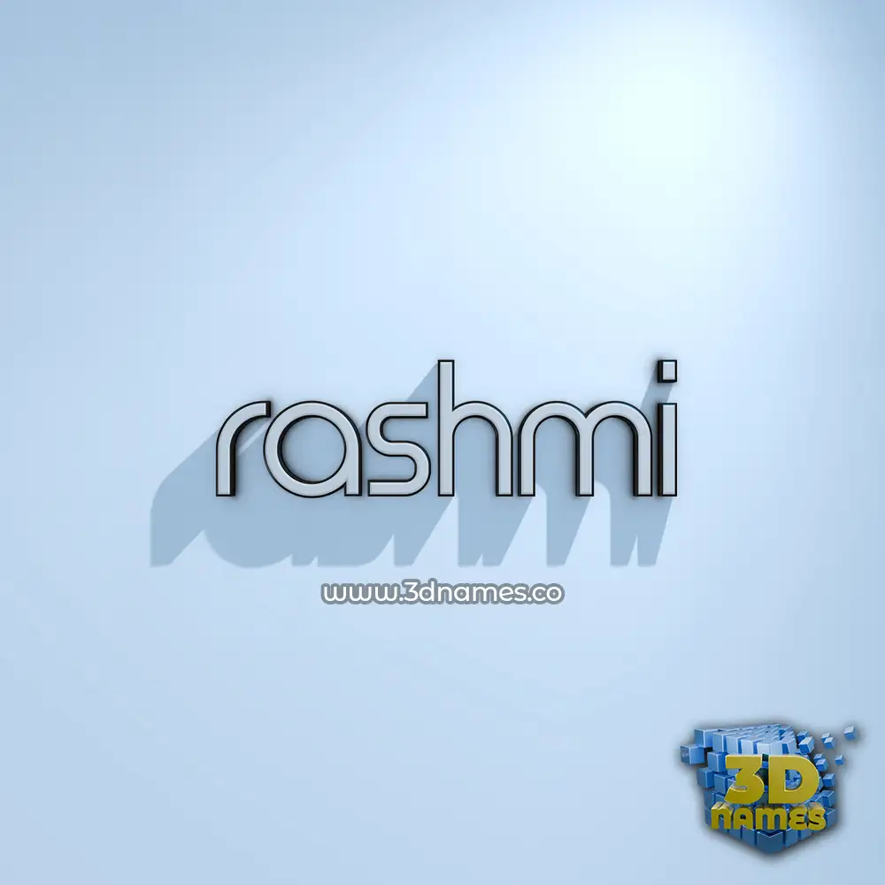 rashmi in White Logo Cold style - 3D name wallpaper