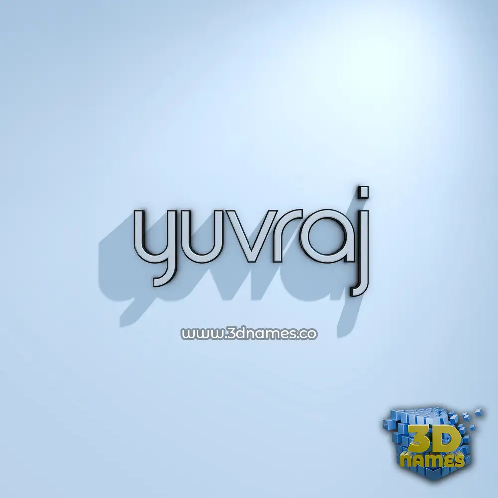 yuvraj in White Logo Cold style - 3D name wallpaper