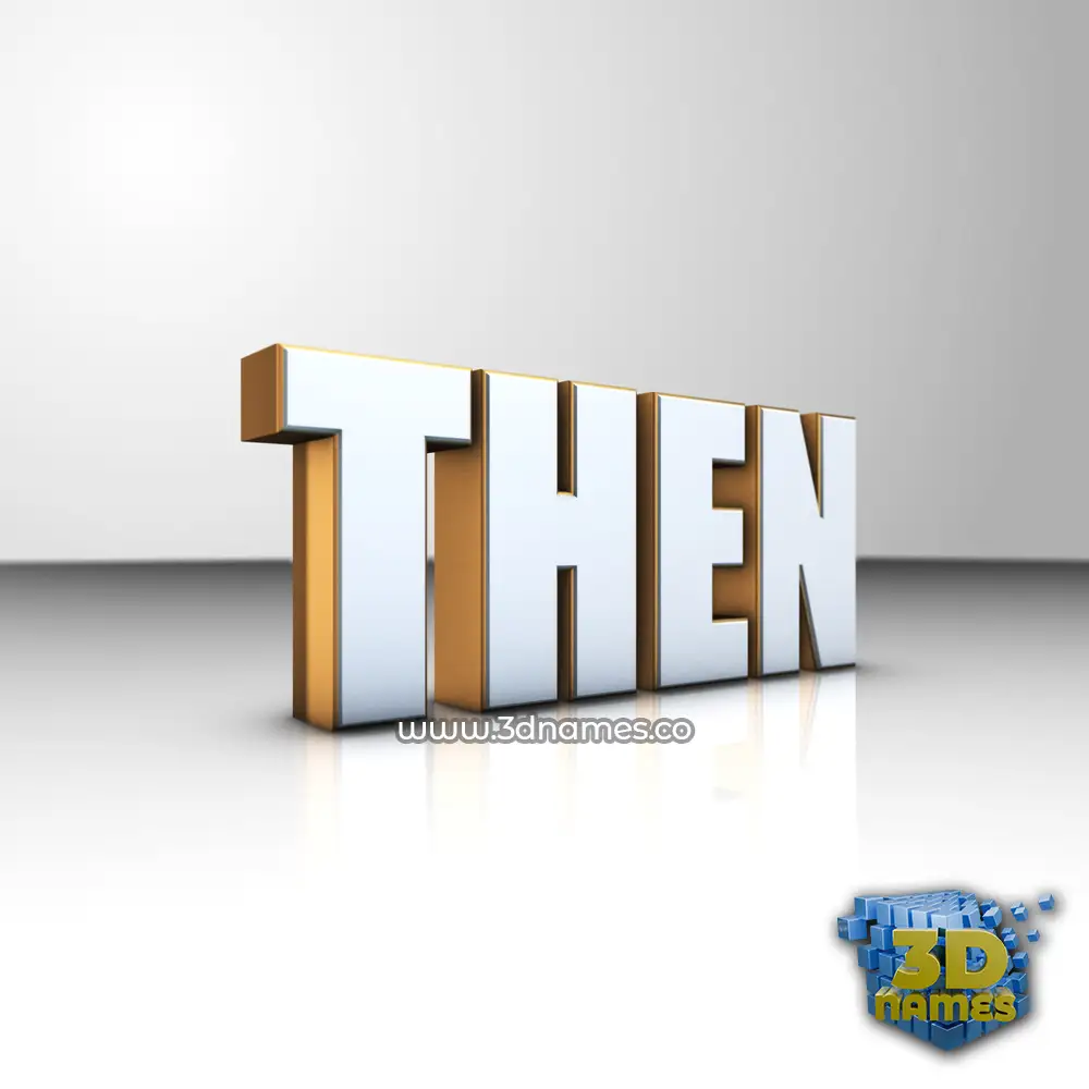 then in White'n'Gold style - 3D name wallpaper