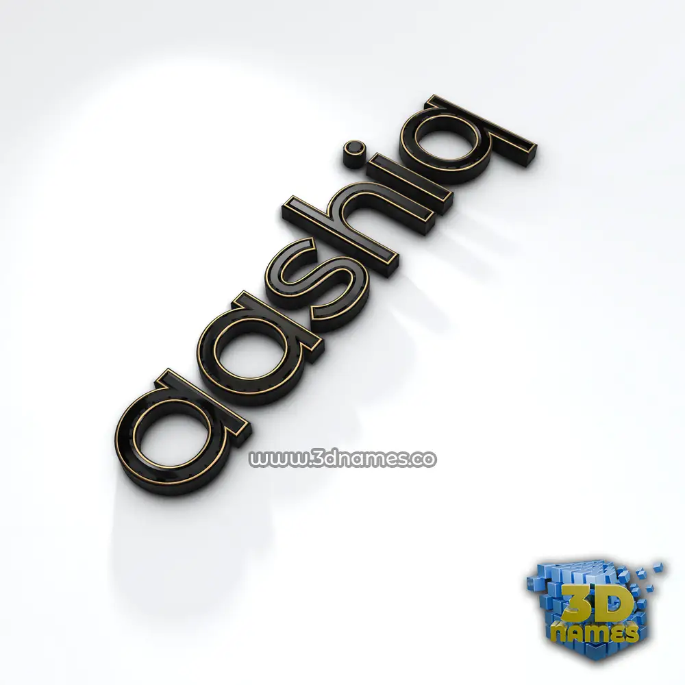 aashiq in Black'n'White style - 3D name wallpaper