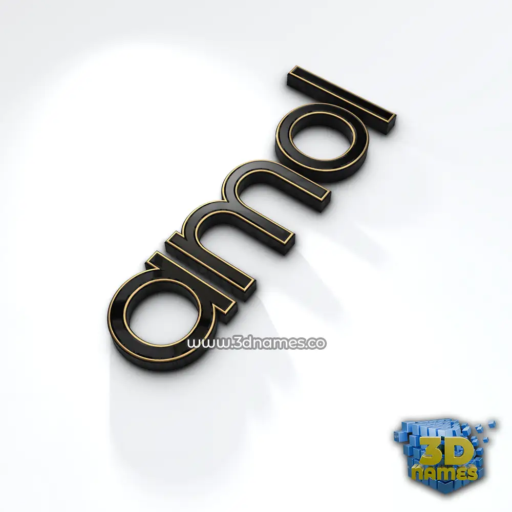 amol in Black'n'White style - 3D name wallpaper
