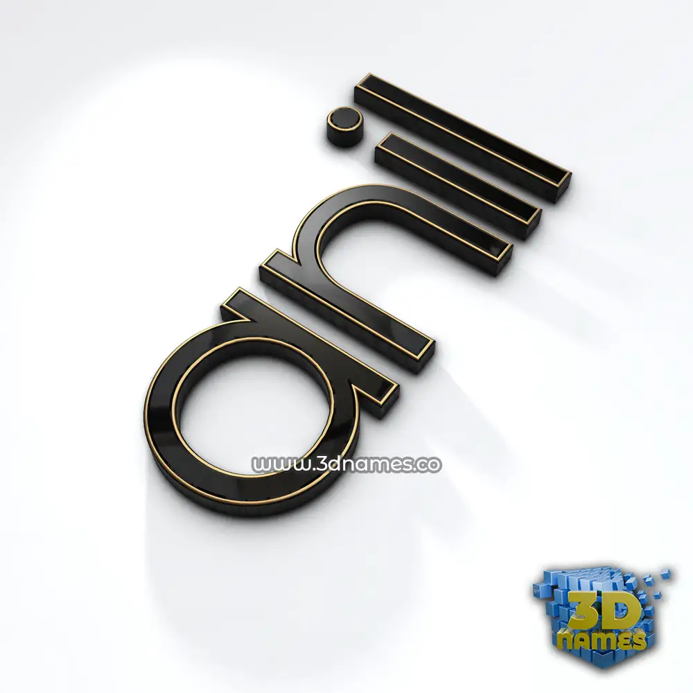 anil in Black'n'White style - 3D name wallpaper