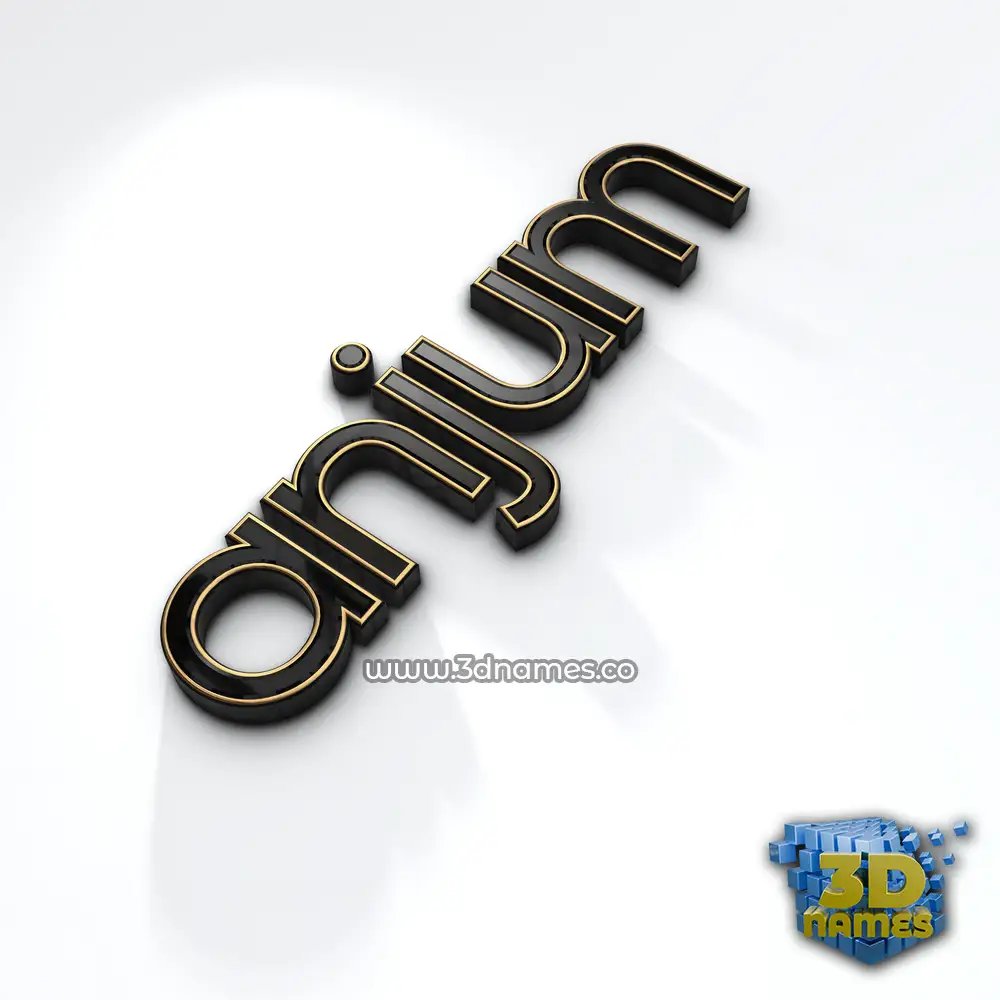 anjum in Black'n'White style - 3D name wallpaper