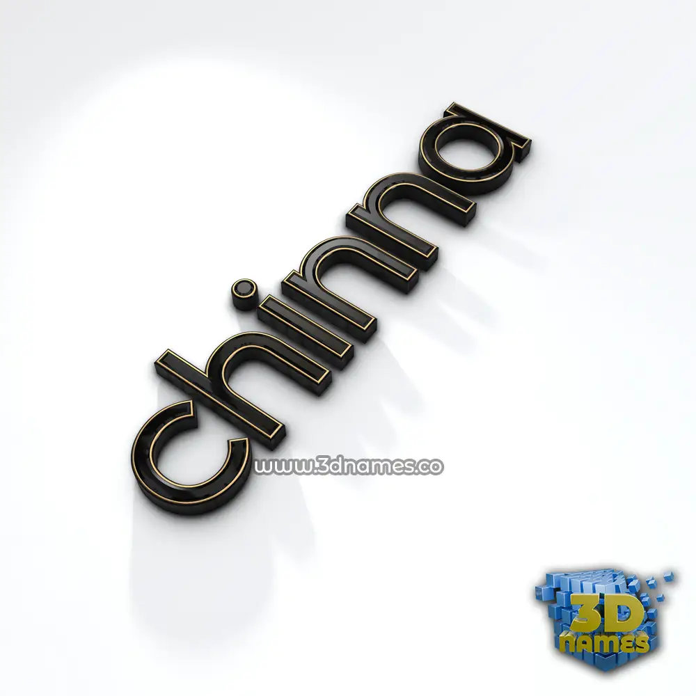 chinna in Black'n'White style - 3D name wallpaper