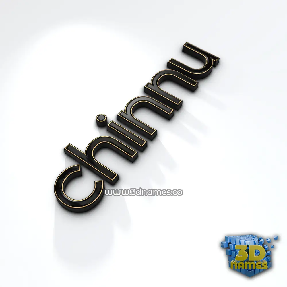 chinnu in Black'n'White style - 3D name wallpaper