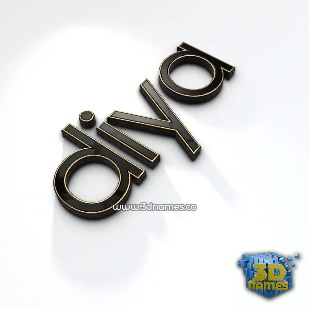 diya in Black'n'White style - 3D name wallpaper