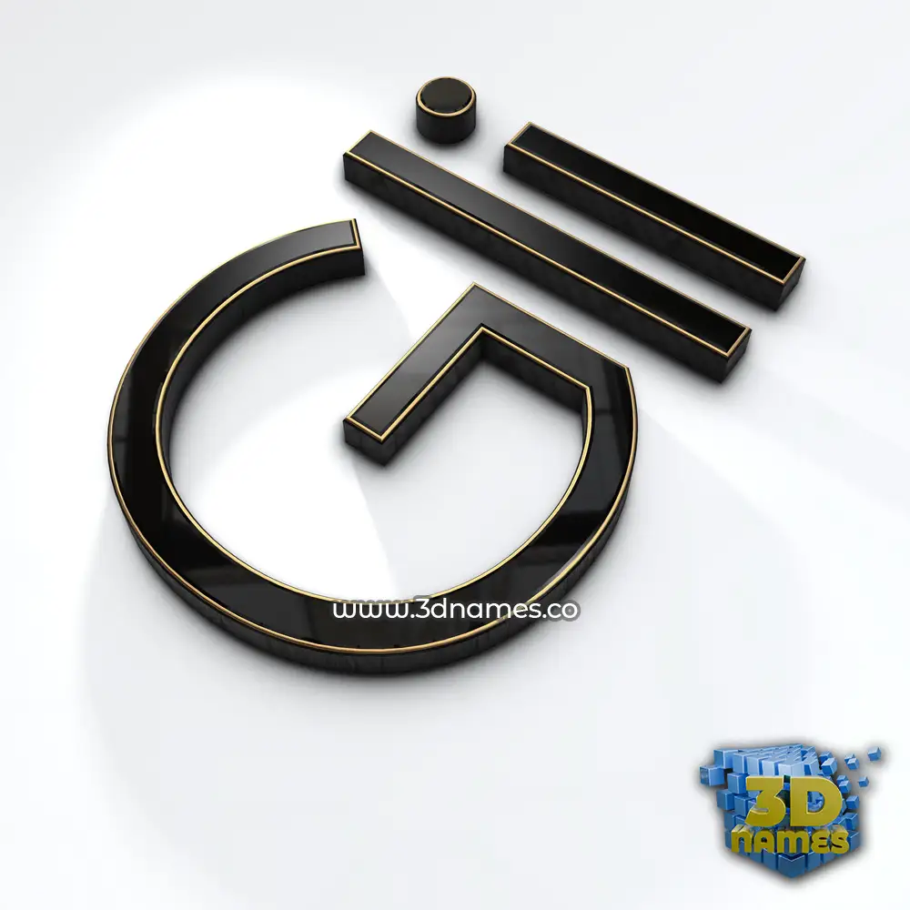 gli in Black'n'White style - 3D name wallpaper