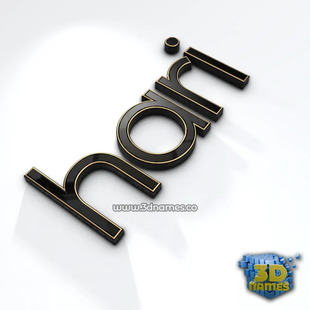 hari in Black'n'White style - 3D name wallpaper