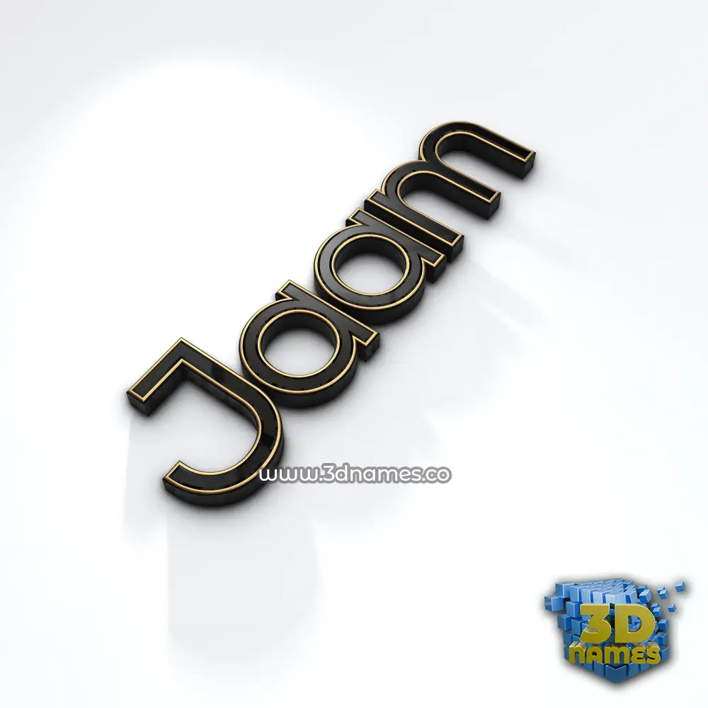 jaam in Black'n'White style - 3D name wallpaper
