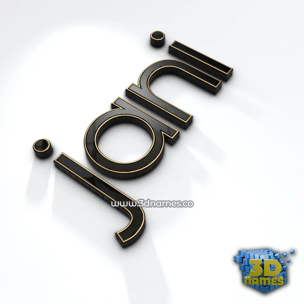 jani in Black'n'White style - 3D name wallpaper