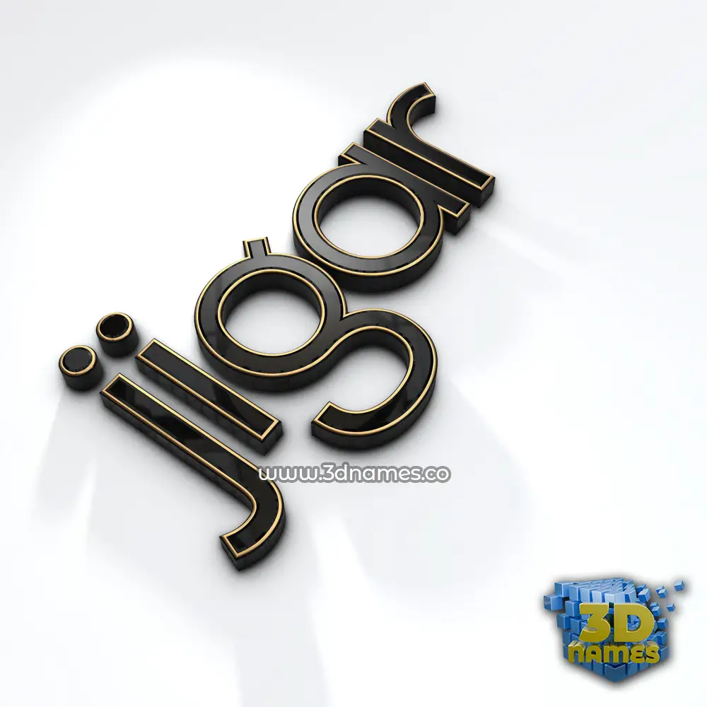 jigar in Black'n'White style - 3D name wallpaper