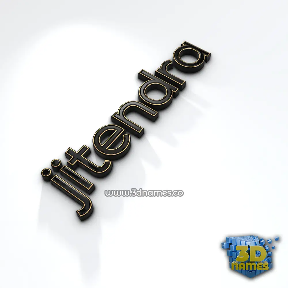 jitendra in Black'n'White style - 3D name wallpaper