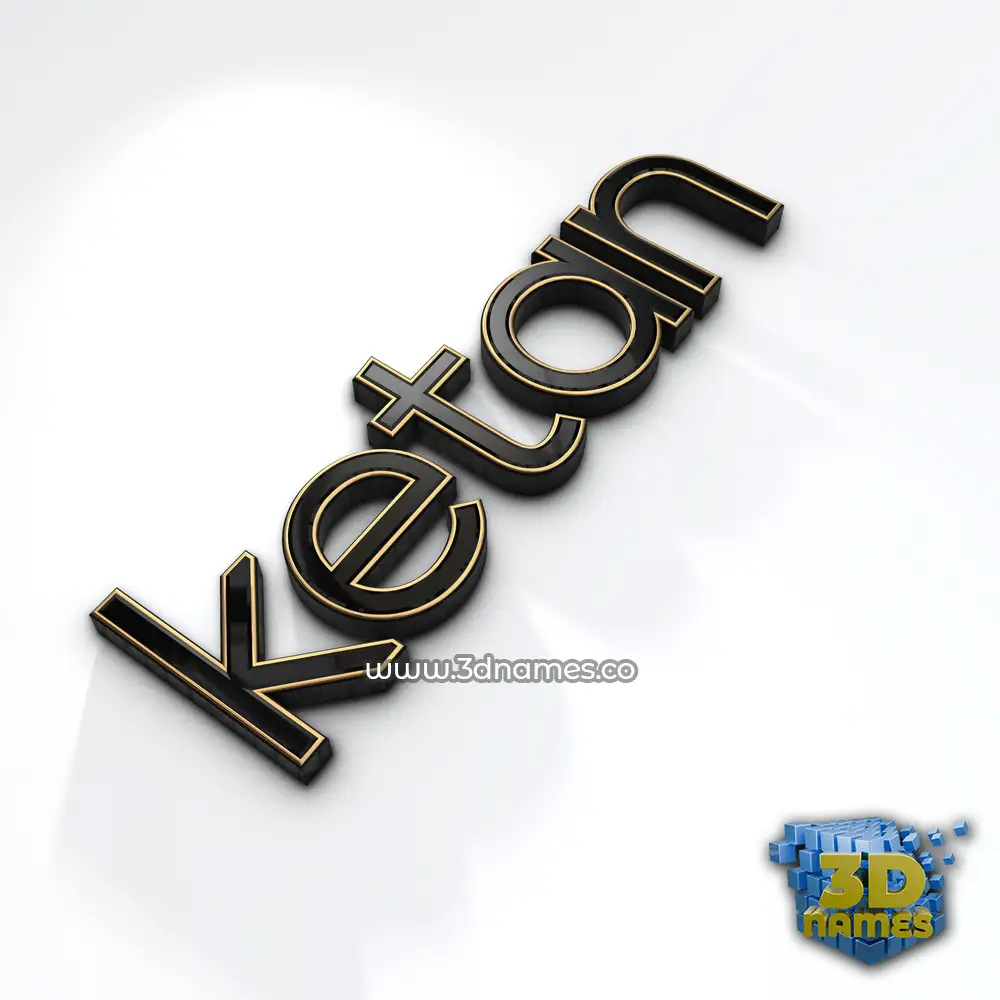 ketan in Black'n'White style - 3D name wallpaper